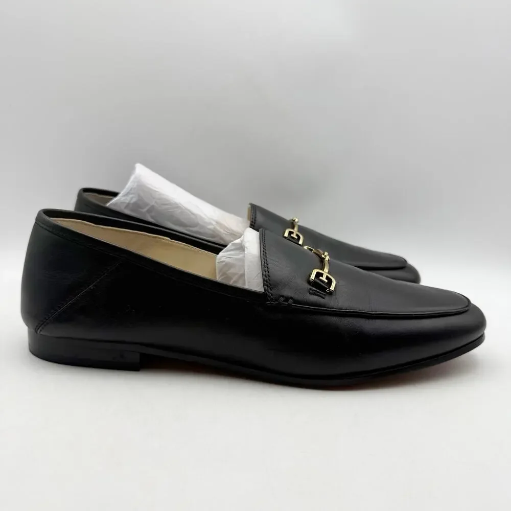 Sam Edelman Womens Loraine Loafers US 10 M EU 41 Black Leather EUC